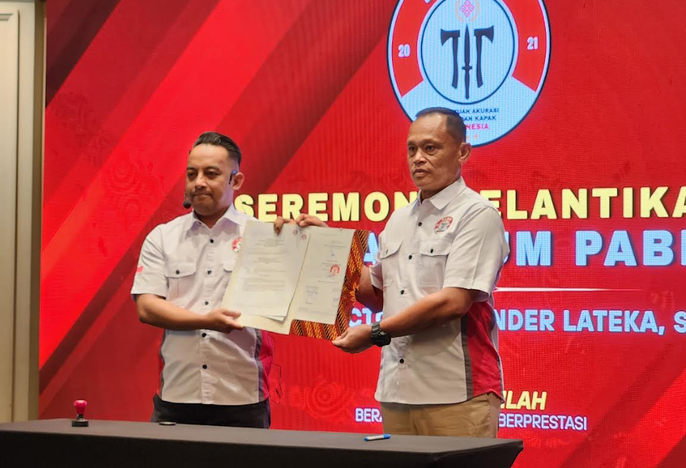 Brigjen Pol Victor Alexander Lateka resmi menjabat Ketua Umum PABKI. (BeritaNasional/Panji)