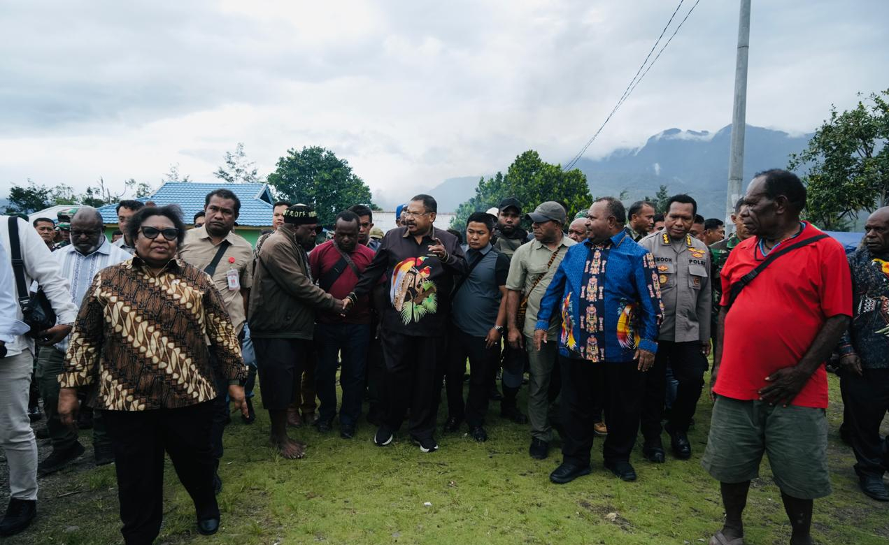 Polda Papua memastikan kamtibas di Wamena, Jayawijaya, Papua Pegunungan. (Foto/Ist)