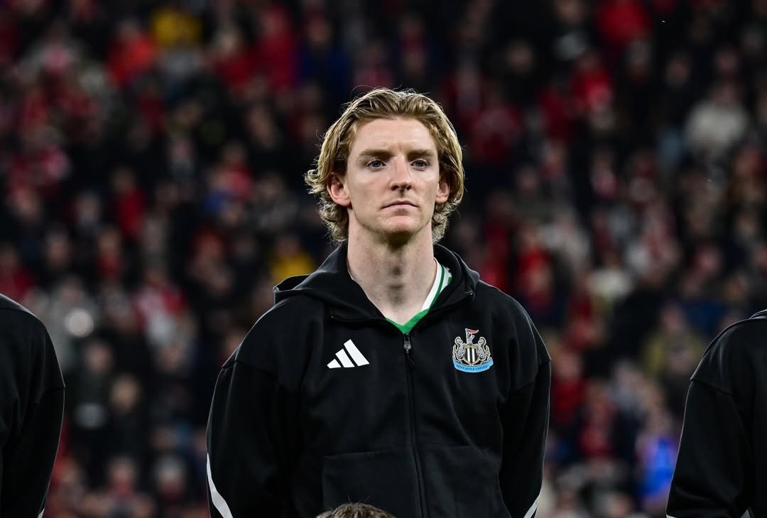 Penggawa Newcastle Anthony Gordon. (Foto/Instagram)