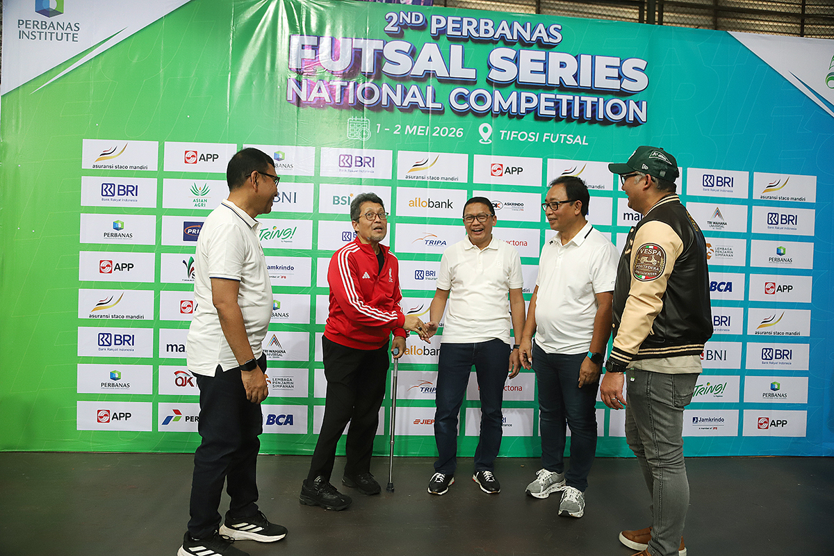 Perbanas Institute resmi menggelar turnamen “Perbanas Futsal Series II Nasional Competition” sebagai bagian dari rangkaian Dies Natalis ke-57. (BeritaNasional/Elvis Sendouw)