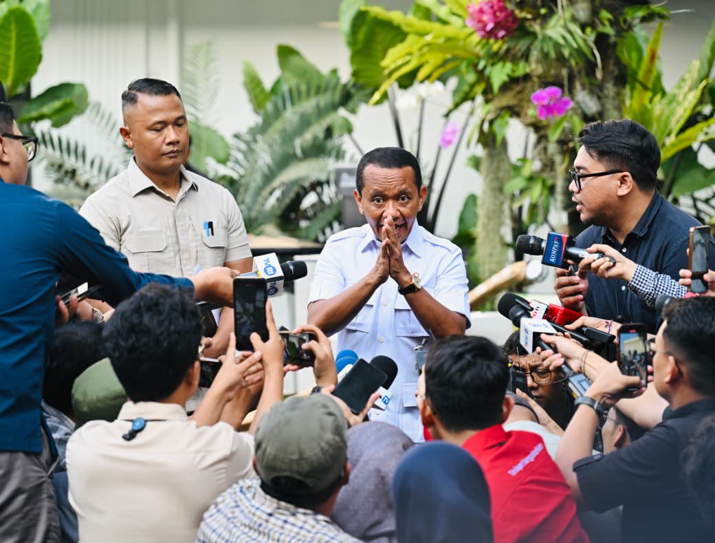 Menteri ESDM, Bahlil Lahadalia ke Istana Merdeka, Jakarta, Selasa (12/5/2026). (Foto/Sekretariat Presiden)