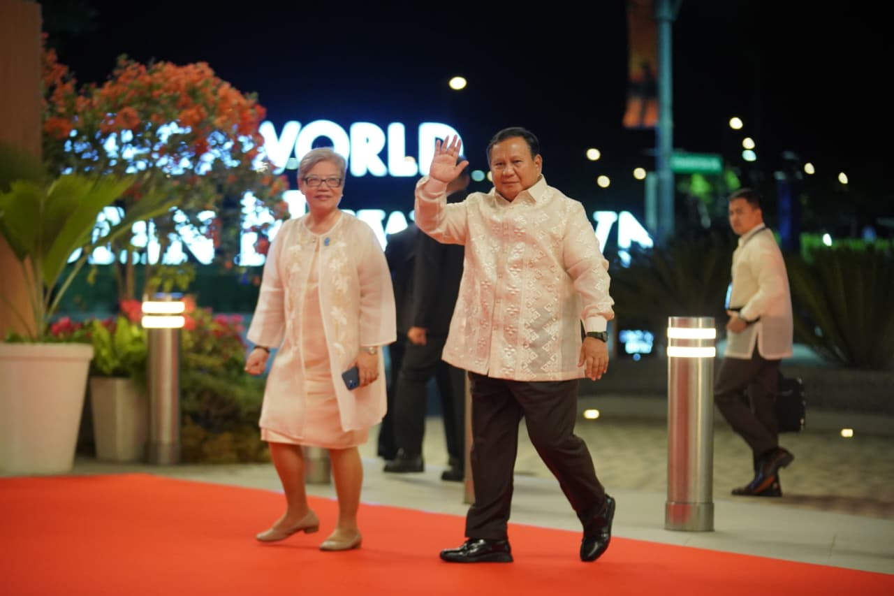 Presiden Prabowo Subianto menghadiri jamuan makan malam di KTT Asean Filipina. (BeritaNasional/Setpres)