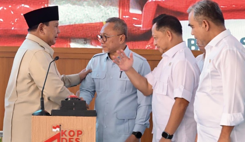 Prabowo resmikan operasional 1.061 Koperasi Desa Merah Putih (Foto/Setpres)