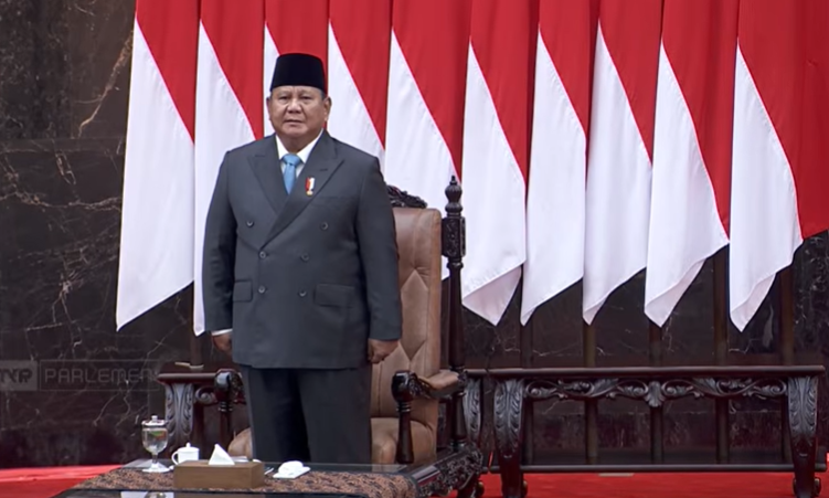 Presiden Prabowo Subianto  (BeritaNasional/YT Setpres)