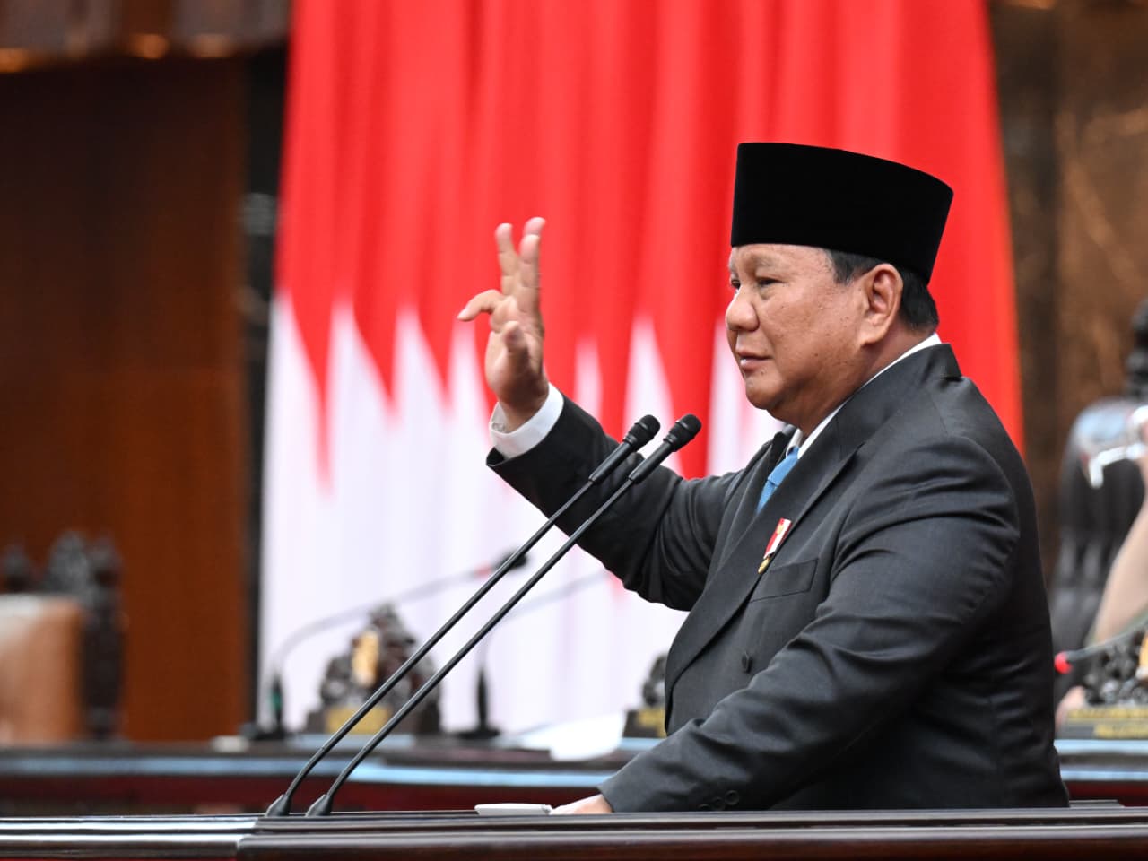Presiden Indonesia Prabowo Subianto. (Foto/BPMI)