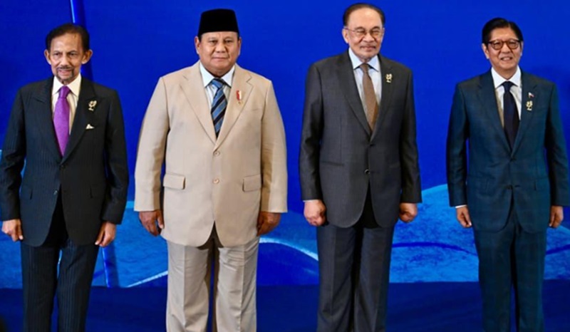 Presiden Prabowo bersama pemimpin ASEAN (Foto/PBMI)