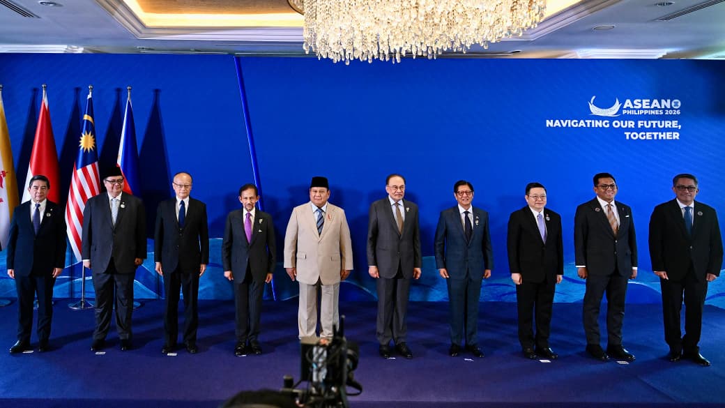 Presiden Indonesia Prabowo Subianto (lima dari kiri) di KTT BIMP-EAGA. (Foto/BPMI)