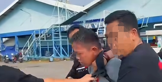Tersangka kasus penyekapan ditangkap polisi. (Foto/Ist)@