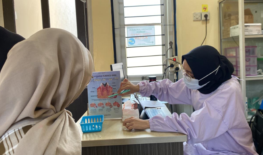 Layanan kesehatan gigi. (Foto/doc. Puskesmas)