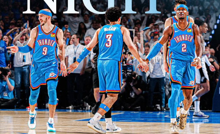 Pertandingan Game 2 Final Barat NBA 2026 Thunder vs Spurs. (Foto/Instagram OKC)