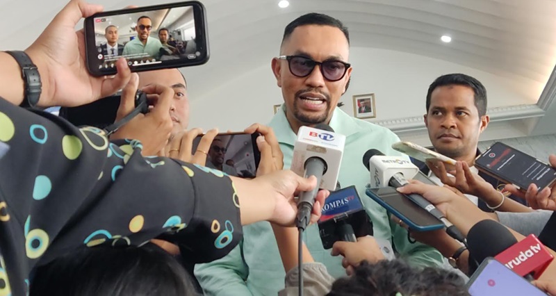 Bendahara Umum Partai NasDem Ahmad Sahroni. (Beritanasional/Ahda)