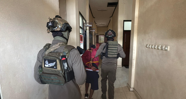 Satgas Ops Damai Cartenz tangkap Wakil Komandan HSSBI KKB Kodap XVI di Yahukimo. (Foto/Ist)