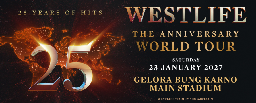 Westlife 25 - The Anniversary World Tour in Jakarta. (Foto/doc. westlifestadiumshowjkt)