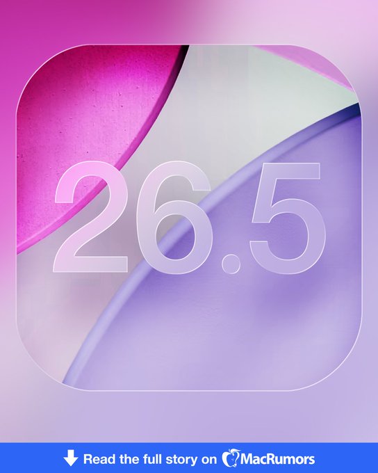 iOS 26.5 untuk iPhone. (Beritanasional/X MacRumors)