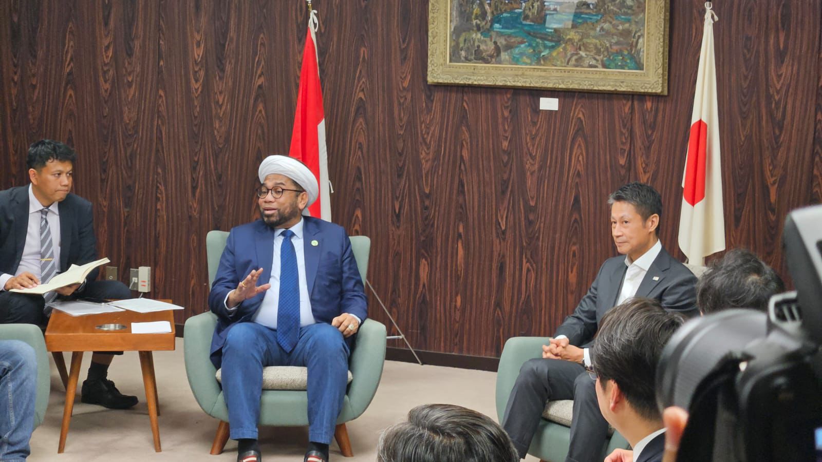 Ali Mochtar Ngabalin dalam sebuah pertemuan. (BeritaNasional/istimewa)