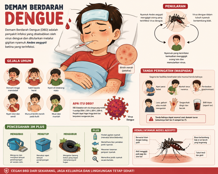Peringatan 15 Juni - Hari Demam Berdarah Dengue ASEAN. (BeritaNasional/ChatGPT)