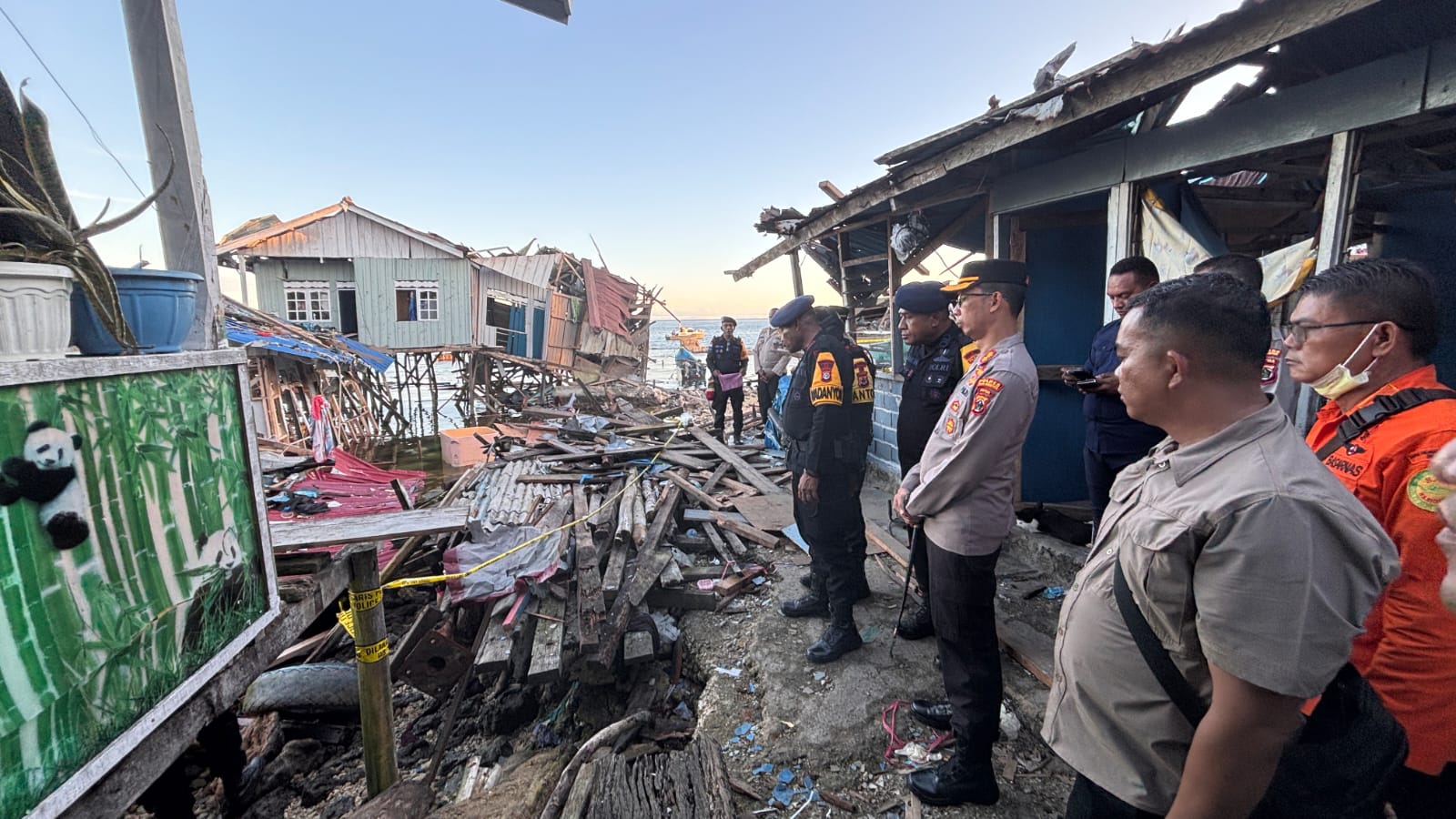 3 Korban Ledakan Bom Perang Dunia II di Biak Masih Hilang. (Foto/istimewa)