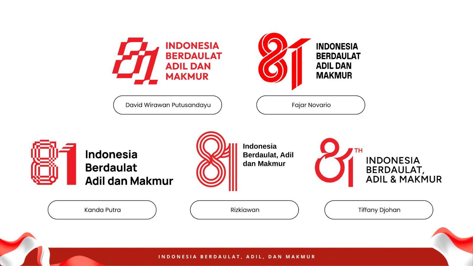 Pilihan Logo HUT Ke-81. (Foto/doc Setneg)