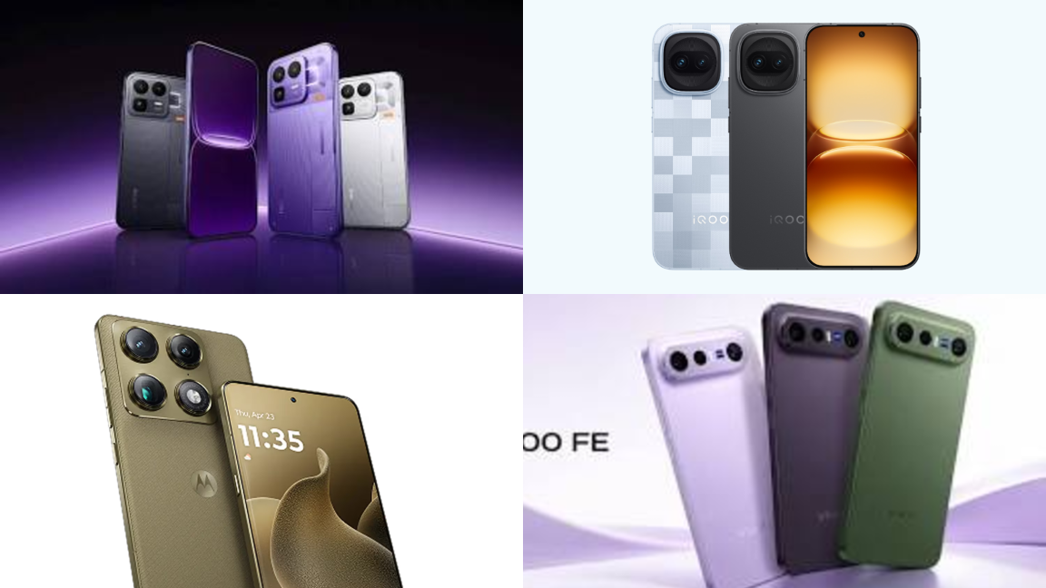 One Plus 15R, Realme Neo 8, Motorola Signature dan Vivo X300 FE. (BeritaNasional/OnePlus/iQOO/Motorola/Vivo)