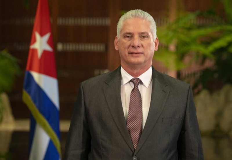 Presiden Kuba Miguel Diaz Canel (Foto/Misiones Cubaminrex)