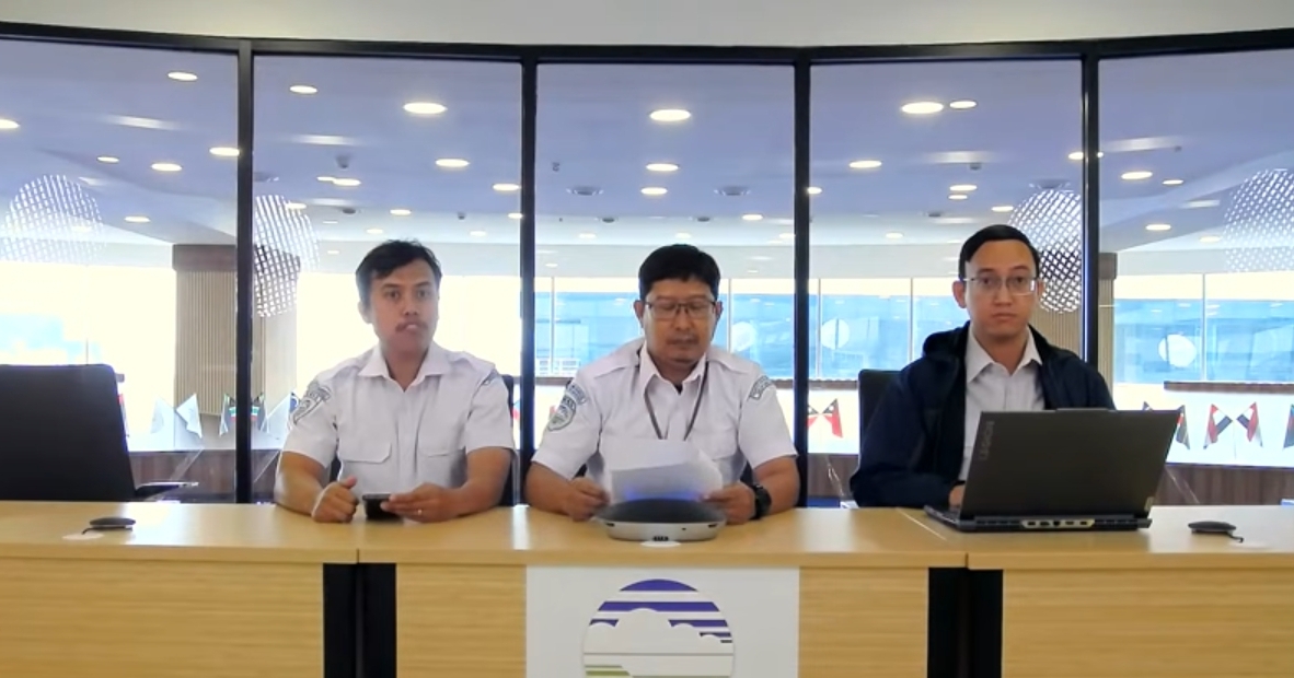 BMKG menyampaikan perkembangan terkait gempa magnitudo 6,7 di Palu, Sulteng, Selasa (16/6/2026). (BeritaNasional/YT BMKG)