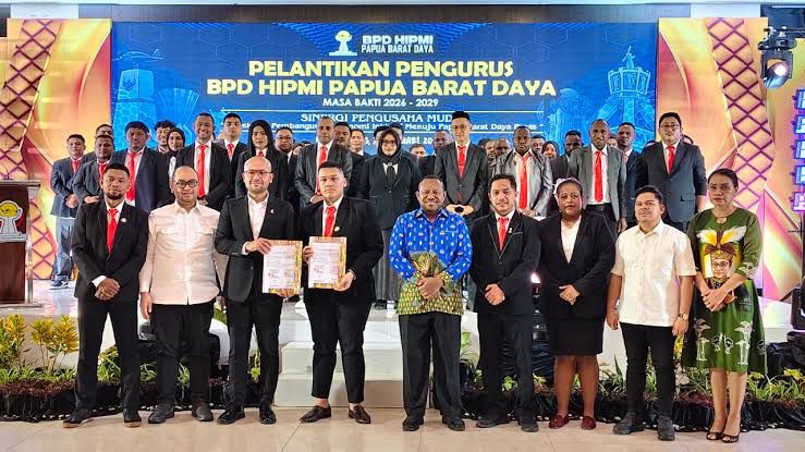 Badan Pengurus Daerah (BPD) Himpunan Pengusaha Muda Indonesia (HIPMI) Papua. (BeritaNasional/Lydia)
