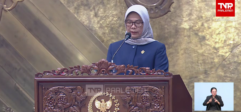 Ketua BPK RI Isma Yatun. (Foto/YouTube TV Parlemen)