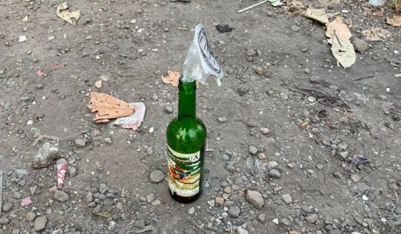 Bom molotov yang disita Brimob Polda Metro Jaya. (Foto/Ist)