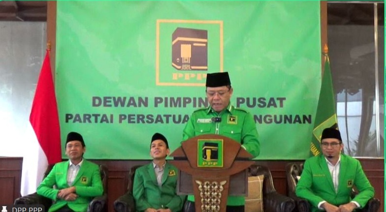 Ketua Umum Partai Persatuan Pembangunan (PPP) Muhamad Mardiono saat membuka Musyawarah Cabang (Muscab) PPP di Kabupaten Nabire. (Foto/PPP).