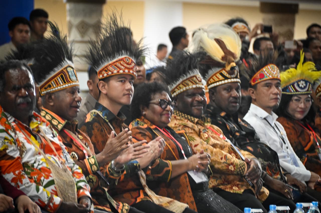 Wapres Gibran Rakabuming menghadiri acara Pesta Paduan Suara Gerejawi (Pesparawi) Nasional XIV Tahun 2026 di Manokwari, Papua Barat. (BeritaNasional/Elvis/HO Setwapres)