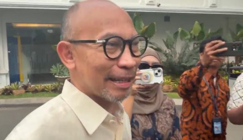 Mantan Menteri Keuangan Chatib Basri mendatangi Istana Negara (Beritanasional/Lydia)