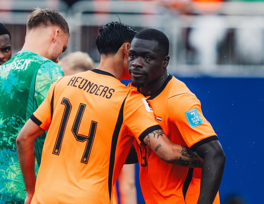 Bomber Sunderland sekaligus Timnas Belanda Brian Brobbey (kanan) saat berlaga di Piala Dunia 2026. (Foto/Instagram Timnas Belanda)