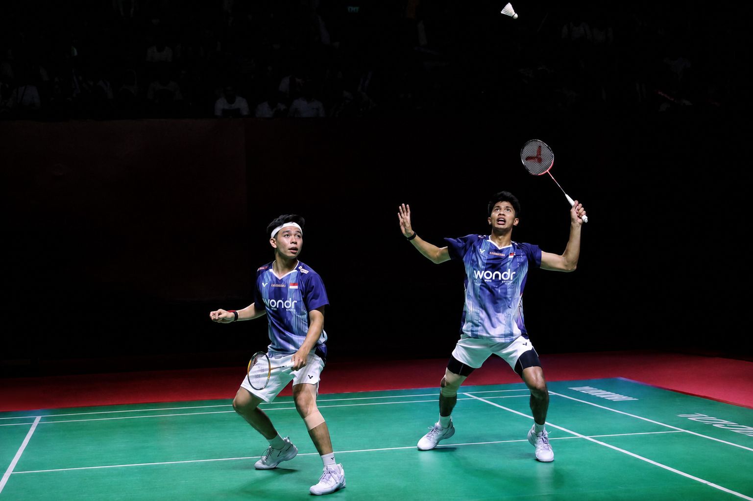 Ganda putra Indonesia Devin Artha Wahyudi/Ali Faathir Rayhan. (Foto/PBSI)