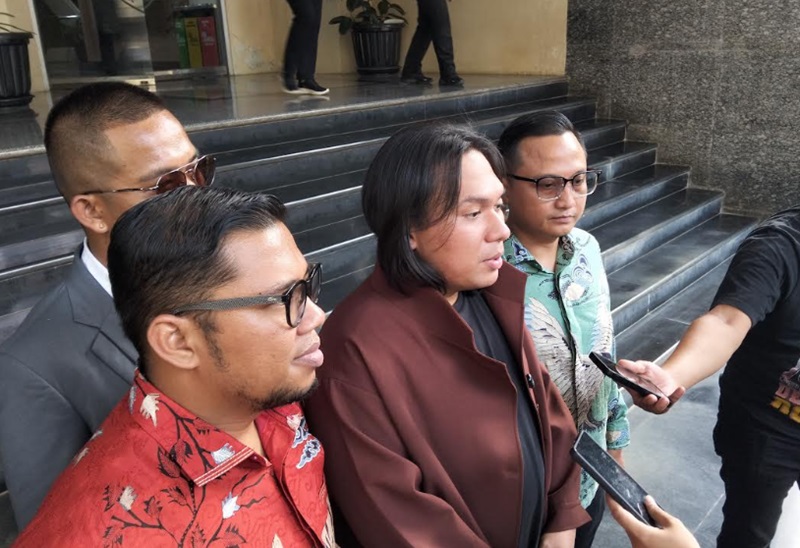 Selebgram Keanu diperiksa (Beritanasional/Bachtiar)