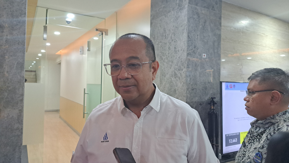 Direktur Utama PT PAM Jaya Arief Nasrudin. (BeritaNasional/Lydia)