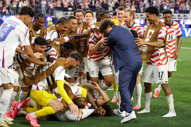 Pertandingan Amerika Serikat vs Paraguay. (Foto/FIFA)