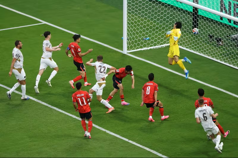 Pertandingan Korsel vs Ceko. (Foto/FIFA World Cup)