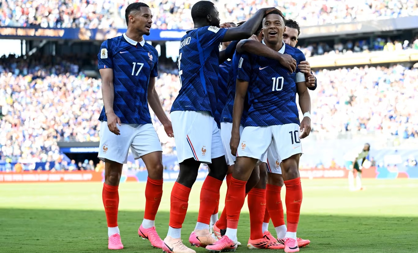 Pemain Timnas Prancis berselebrasi usai menang atas Senegal di Piala Dunia 2026. (Foto/FIFA)