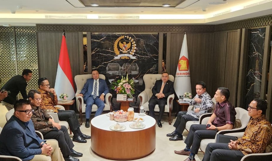 Pimpinan DPR RI menggelar pertemuan dengan himpunan bank milik negara (HIMBARA). (BeritaNasional/Panji).