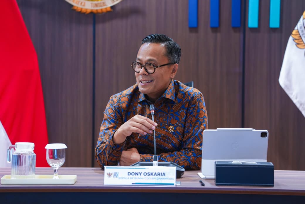 Kepala Badan Pengaturan (BP) BUMN sekaligus Chief Operating Officer (COO) Danantara Dony Oskaria. (Foto/Istimewa)