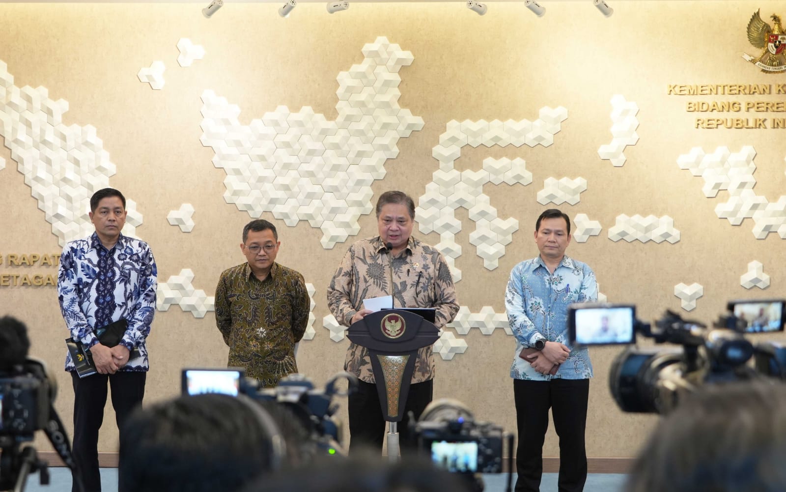 Menteri Koordinator Bidang Perekonomian Airlangga Hartarto. (Foto/Humas KKemenko Perekonomian).