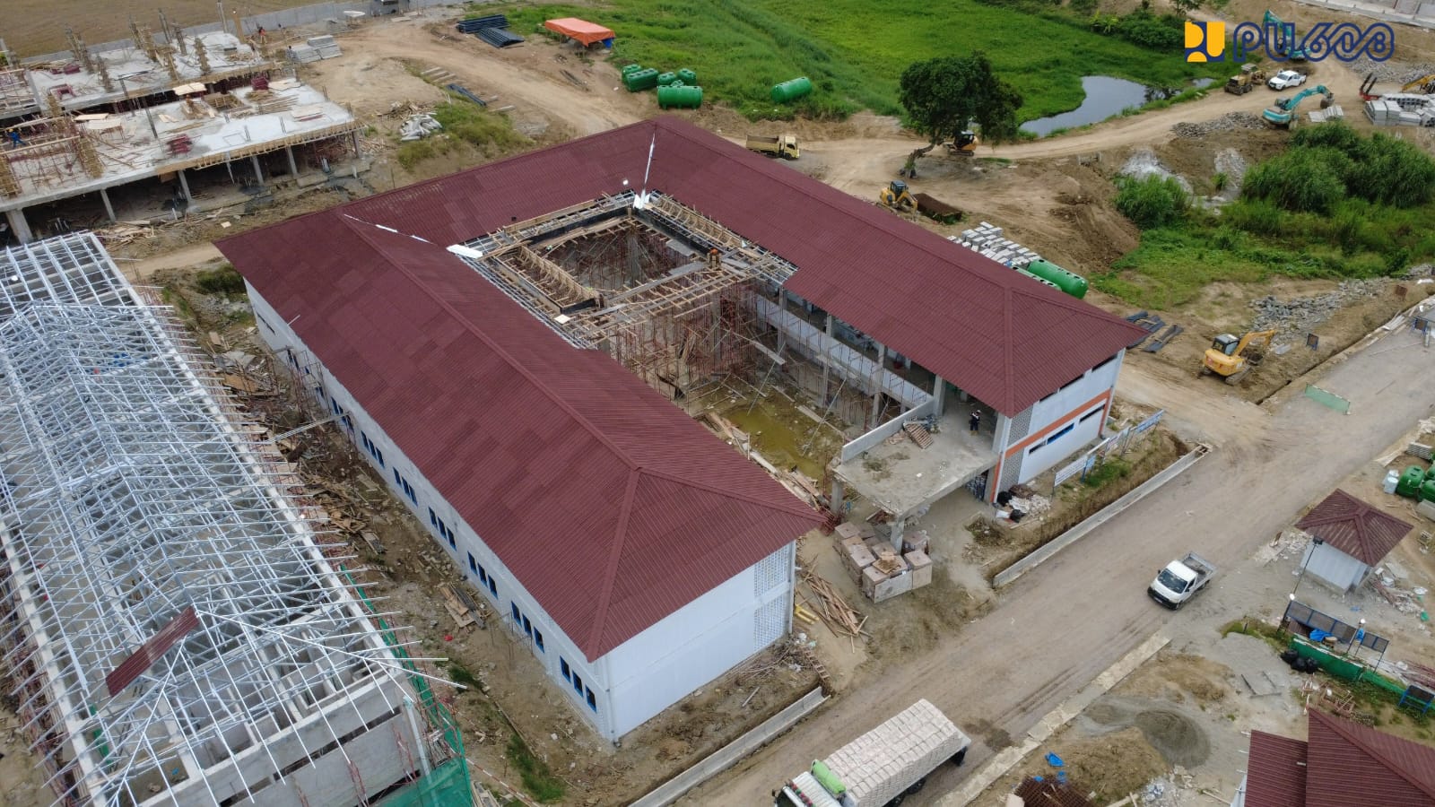 Pembangunan Sekolah Rakyat di salah satu daerah. (BeritaNasional/KemePU)