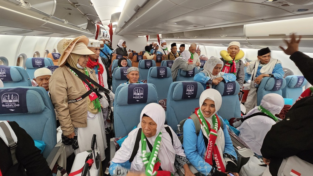 Kemenhaj: Lebih dari 6.300 Jemaah Haji Indonesia Telah Kembali ke Tanah Air. (Foto/Kemenhaj)