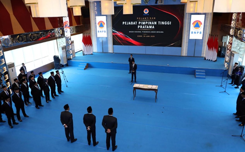 Kepala BNPB laksanakan pelantikan pejabat (Beritanasional/Panji)