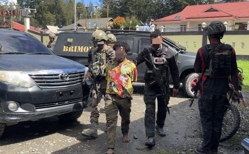 KKB Kodap III Ilaga penembak karyawan Freeport ditangkap (beritanasional/Bachtiar)