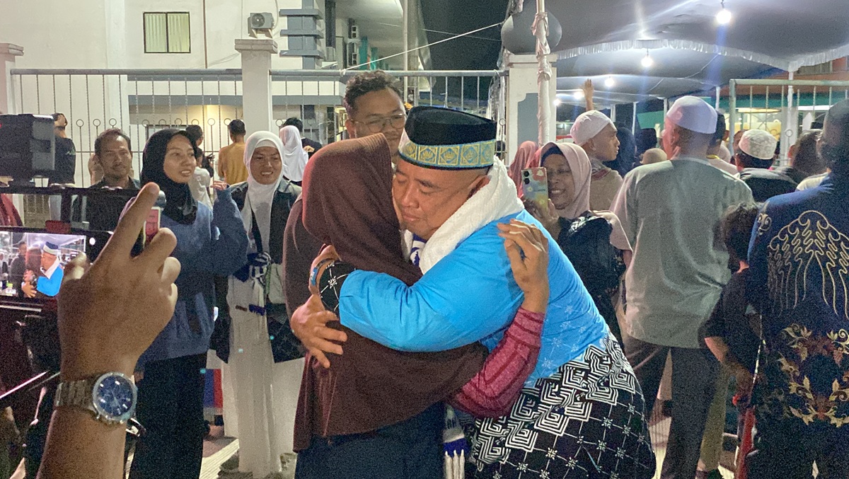 Kloter Pertama Jemaah Haji Jakarta Tiba. (Foto/Kemenhaj)