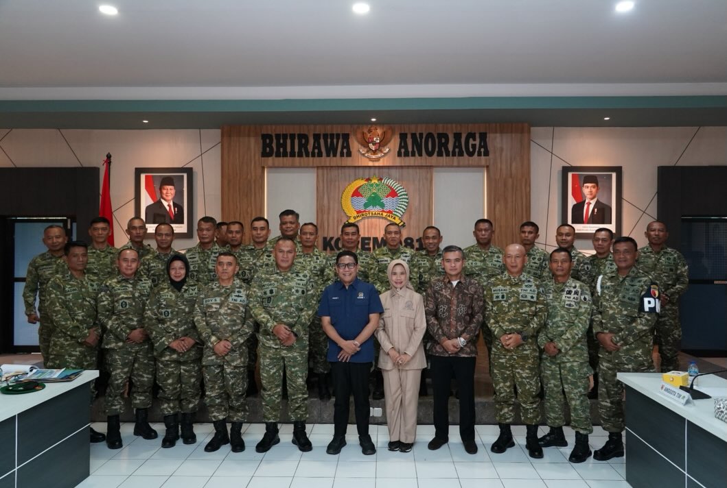 Komisi I DPR berkunjung ke Korem 081/Dhirotsaha Jaya, Madiun, Jawa Timur. (Foto/Instagram 081/Dhirotsaha Jaya)