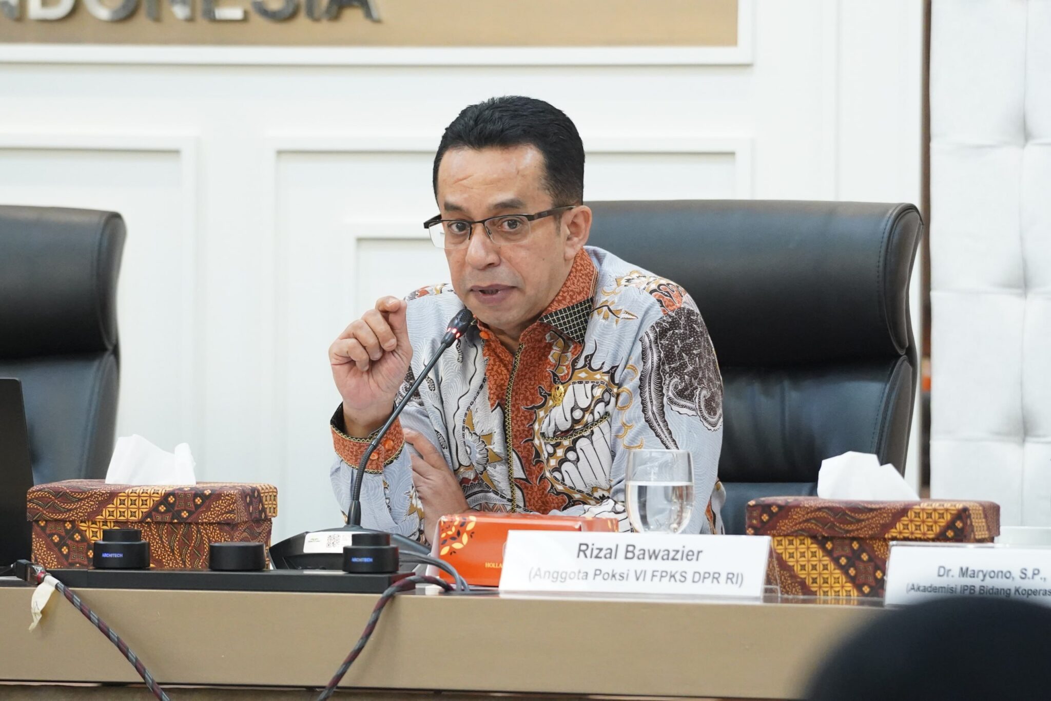 Komisi VI DPR Fraksi PKS Rizal Bawazier. (BeritaNasional/istimewa)