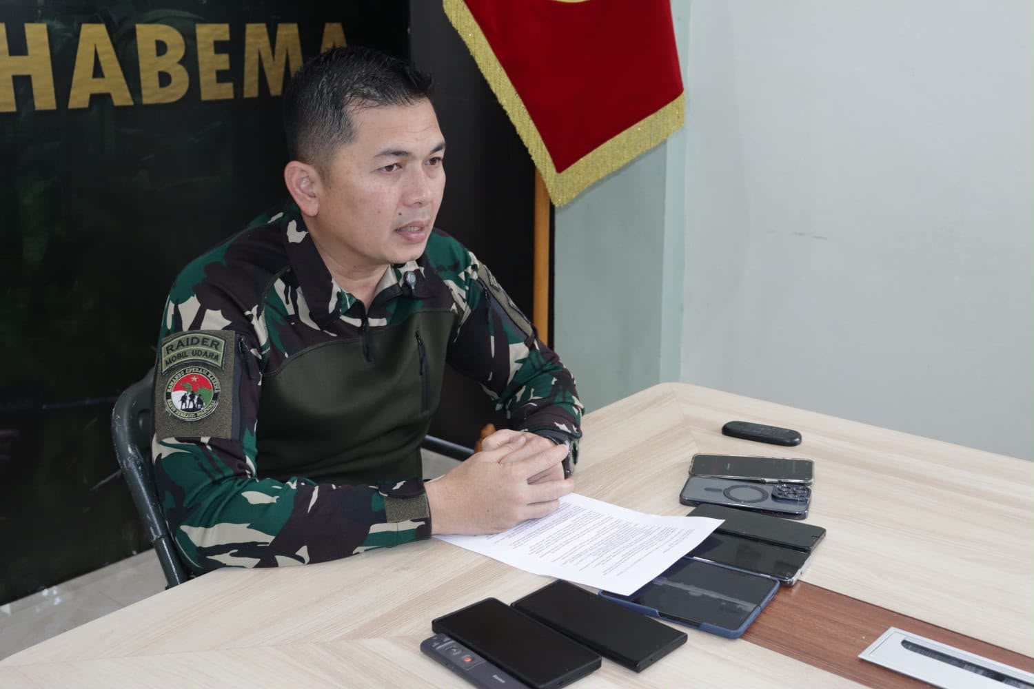 Kepala Penerangan (Kapen) Koops TNI Habema Letkol Infanteri Wirya Arthadiguna. (Foto/istimewa).