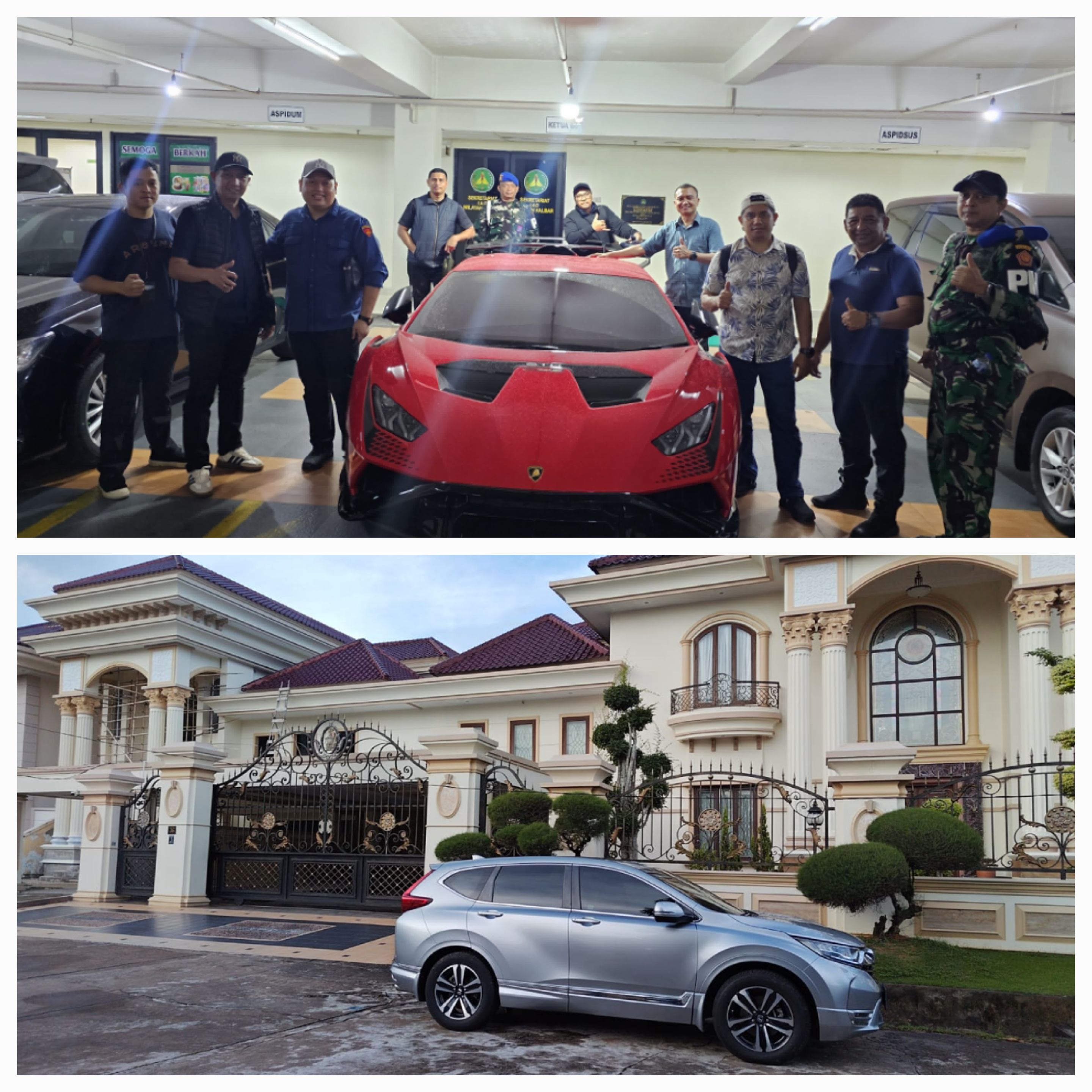 Aset mobil hingga rumah mewah disita dari tersangka Sudianto selaku beneficial owner PT QSS. (Foto/ist)
